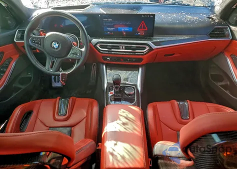 2024 BMW M3 Competition z USA, uszkodzony, nr VIN WBS43AY06RFS68363